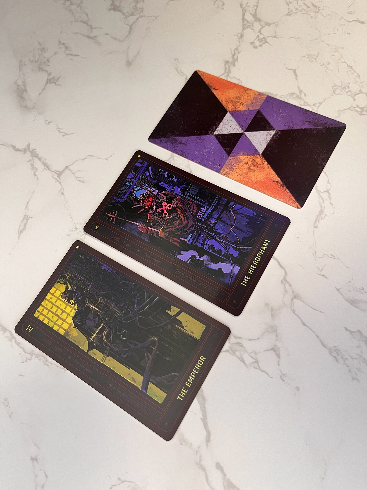 Cyberpunk/Tarot Cards, Art Collection Cards, 22 Major Arcana agrohort