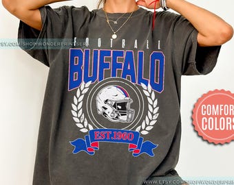 Vintage Style Comfort Colors T-Shirt, Buffalo Bill T-Shirt, Bill T-Shirt, Bills Football, Buffalo New York, Buffalo Fan Gift FVD15