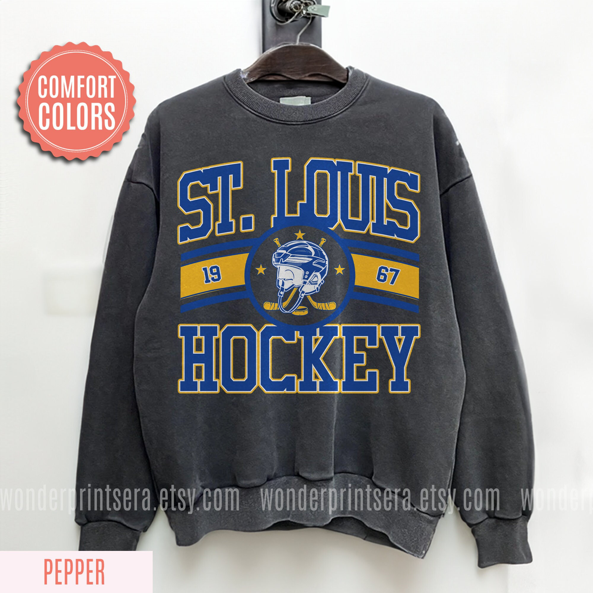Blues Sweatshirt Etsy