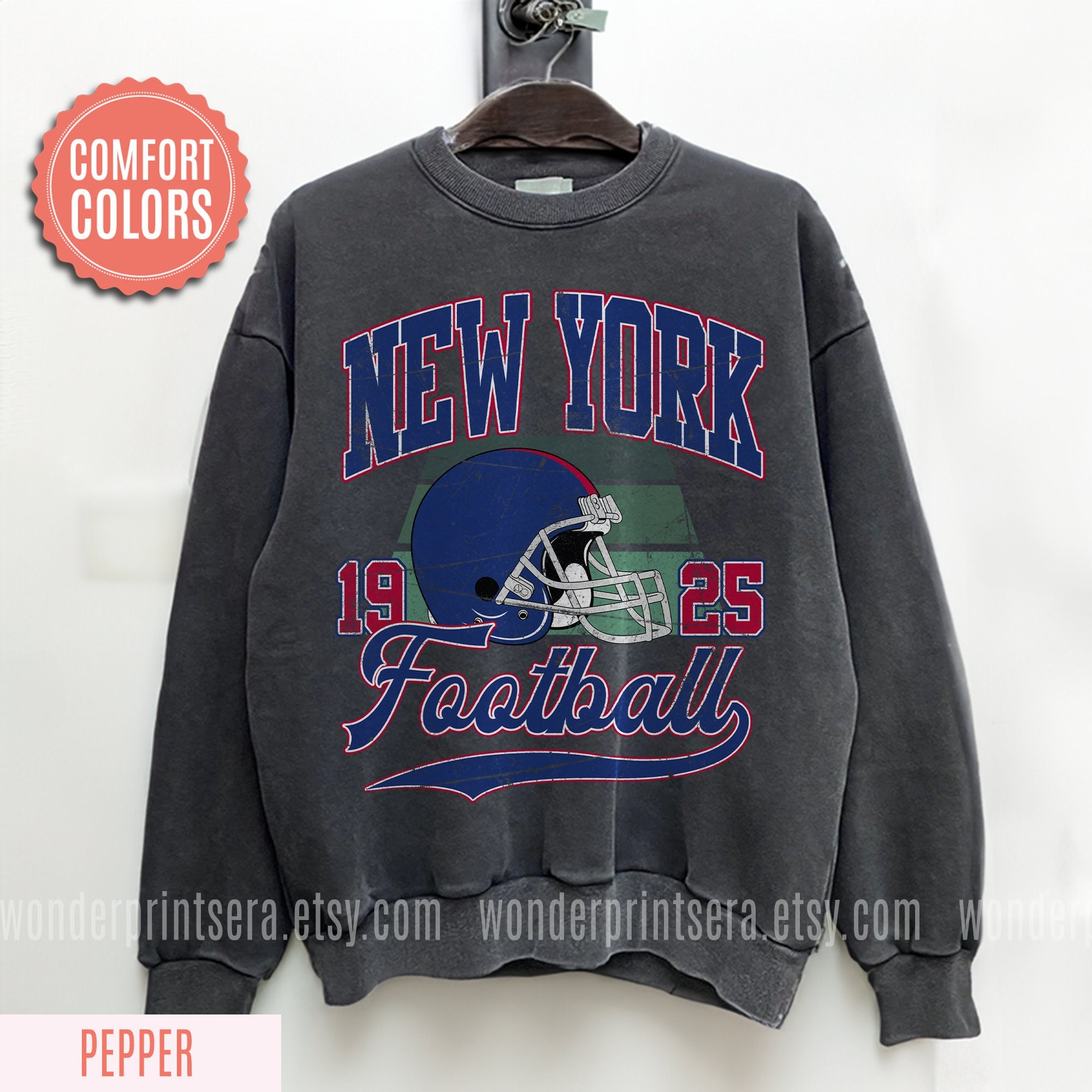 Ny Giants Hoodie Etsy