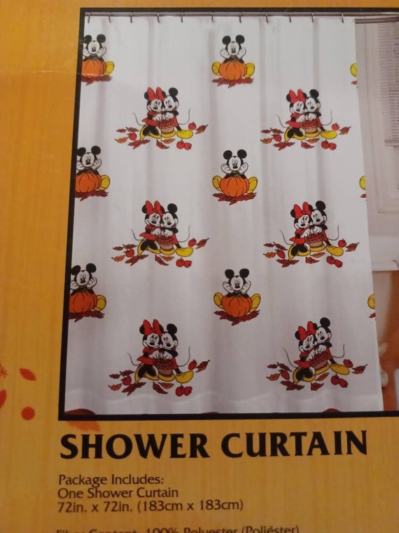 Disney Mickey & Minnie Mouse Shower Curtains 7272 Etsy
