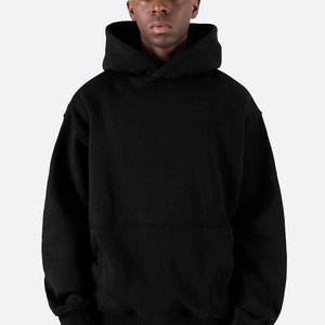 Sweat à capuche Urban pour hommes, coupe classique, noir Sweat à capuche premium image 1