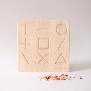 Beginner Tracing Board Two-sided | Montessori Tracing | Learning to write |