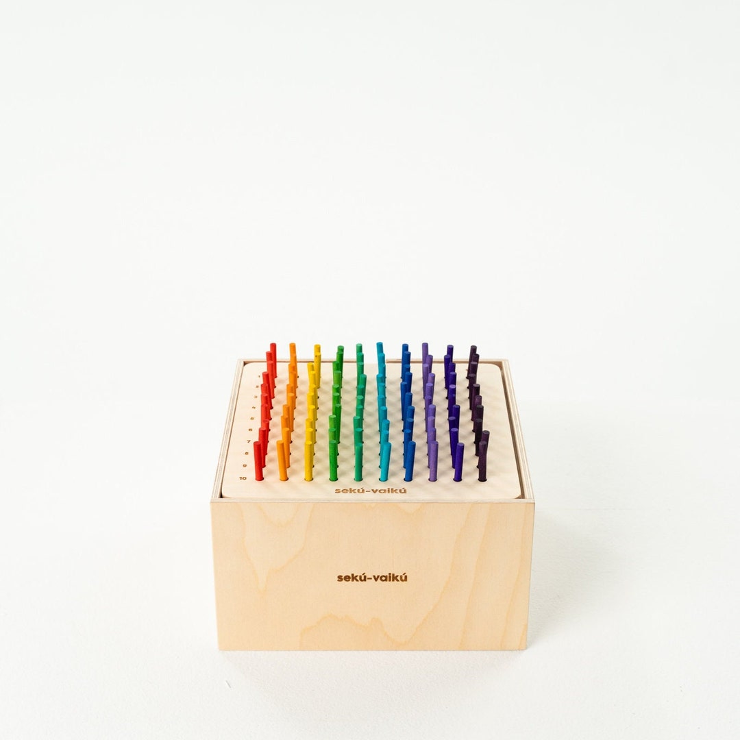 Montessori Sensory Box: Number Puzzle, Shoelace Activity, Rainbow Balls ... - Quick-First Shoelace Method For Sensory Tools