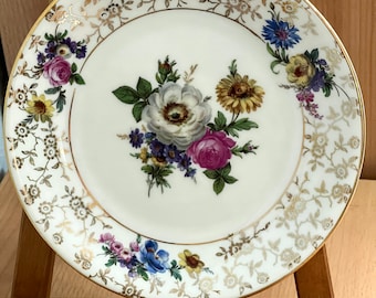 Vintage porseleinen bord verzamelbord Röslau Bavaria