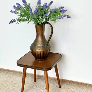 Vintage Flower Stool Kidney Table Plant Stand Retro 50s Mid Century
