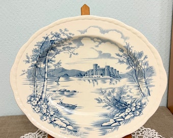 Vintage Porcelain Plate by Albert Meakin Staffordshire England