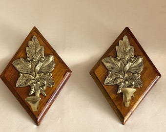 Vintage brass hook coat hanger brass wedding antique coat hook wardrobe hook