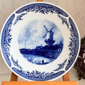 Vintage Wall Plate Collector&#39;s Plate Kahla Jacob van Ruisdael