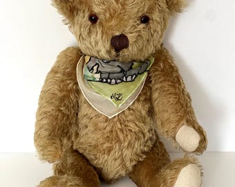 Teddy bear stuffed toy retro collectible Christmas
