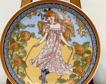 Vintage porcelain wall plate from the "Children of the World" series by Villeroy & Boch Heinrich.