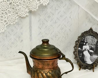 Vintage copper carafe copper jug antique copper teapot