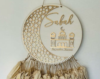 Ramadan calendar XXL 3D personalized with your desired text and colors, Ramadan calendar, for children, Ramadan, Eid Mubarak