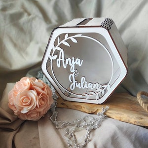 Kartenbox für Hochzeit, personalisierte Hochzeitskarte Box, Holzbox, Hochzeitsdekoration, Hochzeitsdekor, personalisierte Erinnerungsbox,