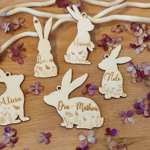 Personalized Easter bunny with name, Easter decorations, spring, Easter gift, Easter bunny, spring decoration, Easter decoration, gift, gift idea