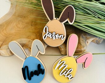 Easter decoration personalized, Easter decoration wood, Easter pendant personalized, Easter basket children, small Easter gifts Easter bunny rabbit Easter