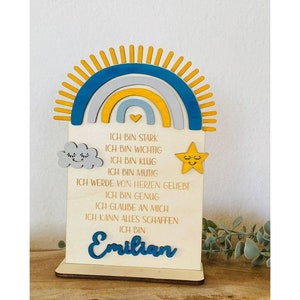 Aanmoedigingsgeschenk voor kinderen, schoolkinderen, kleuters, verjaardagscadeau, kinderkamerdecoratie, geboorte, doop, communie