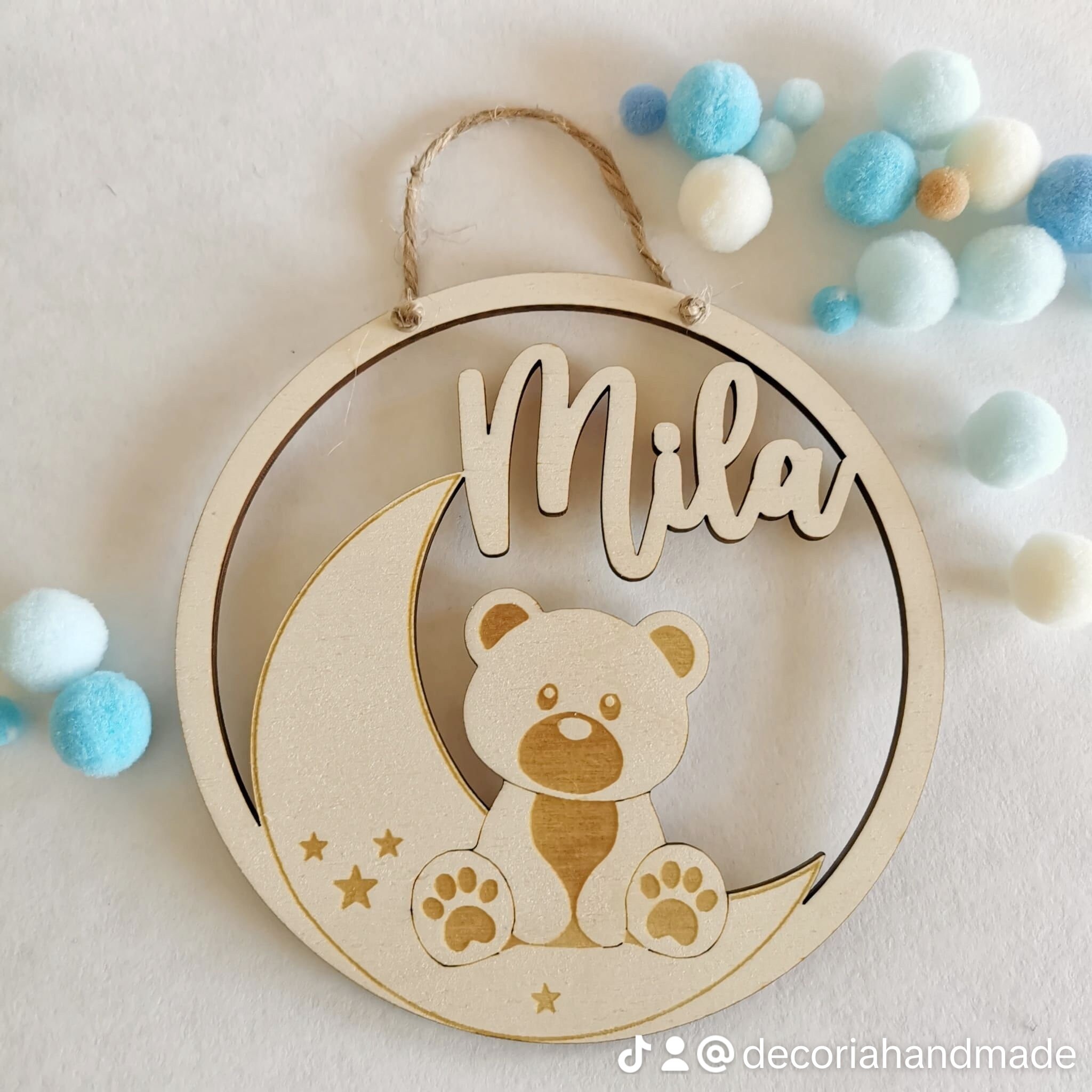 Birth Sign, Birth Gift, Personalized, Baby Gift, Baptism Gift, Name ...