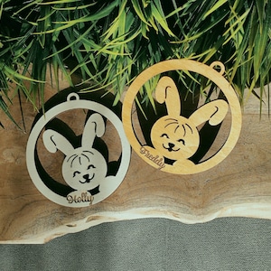 Personalized Easter bunny with name, Easter decorations, spring, Easter gift, Easter bunny, spring decoration, Easter decoration, gift, gift idea
