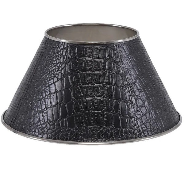 Leather Lamp Shade Etsy