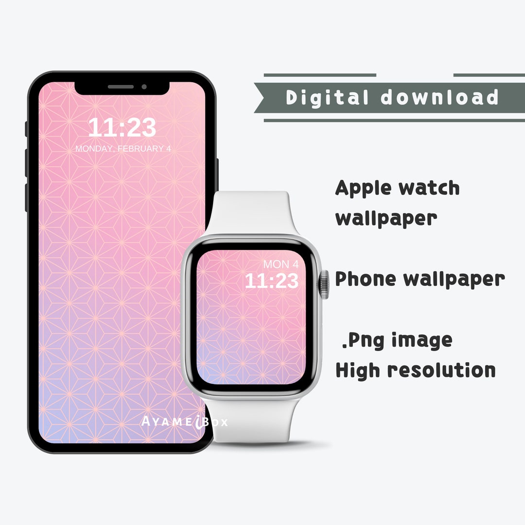 Apple Watch Wallpaper Iphone Background Apple Watch Cover Etsy