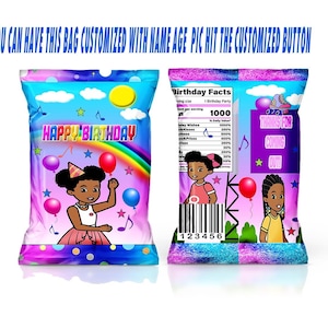 Inspired Gracie&#39;s Corner Chip Bag Template