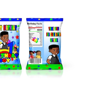 Gracie&#39;s Corner Boy Colorful  Chip Bag