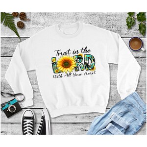 Trust In the Lord PNG Sublimation