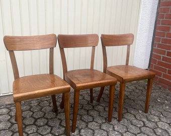 Frankfurter chaises chaises en bois chaises de cuisine chaises de pub chaise de salle à manger années 1940 #042