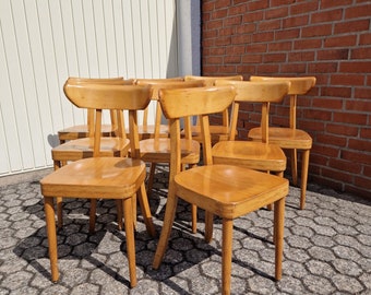 Frankfurter chaises chaises en bois chaises de cuisine chaises de pub chaise de salle à manger années 1940 #008