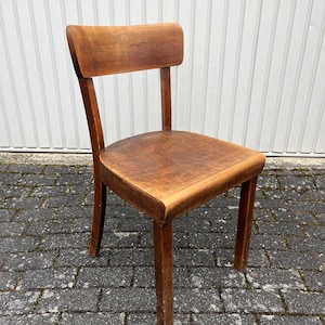 Frankfurter chaises chaises en bois chaises de cuisine chaises de pub chaise de salle à manger années 1940 047 image 3