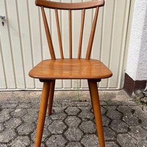 Stuhl Stühle Sprossenstühle der 1950/60er Jahre vintage Retro Mid Century 026 zdjęcie 4