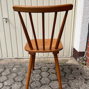 Stuhl Stühle Sprossenstühle der 1950/60er Jahre vintage Retro Mid Century 026 zdjęcie 5