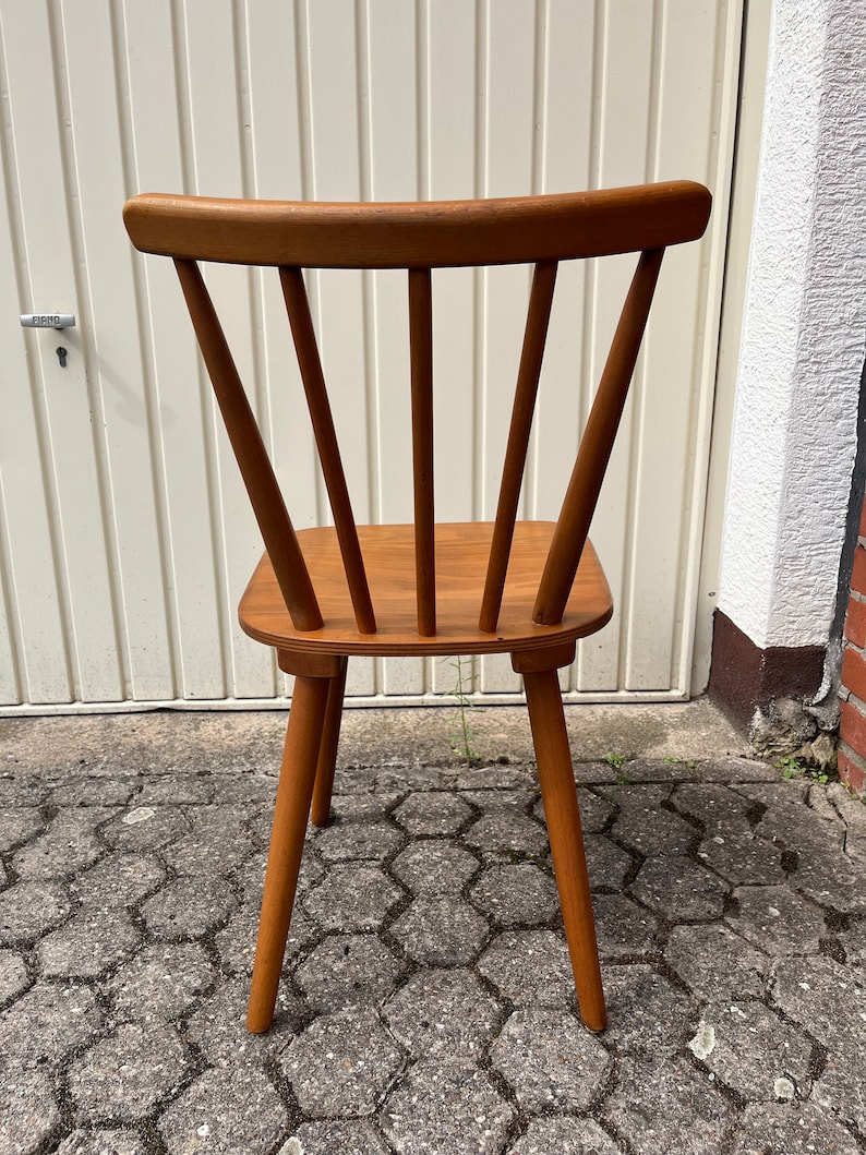 Stuhl Stühle Sprossenstühle der 1950/60er Jahre vintage Retro Mid Century 026 zdjęcie 5