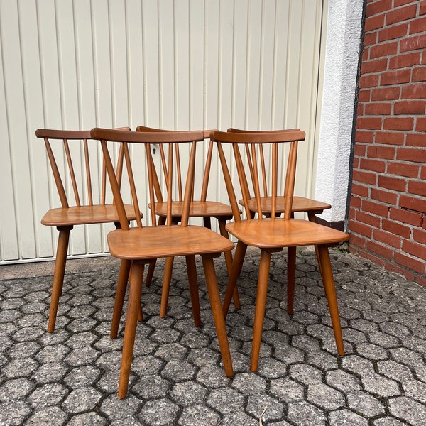 Stuhl Stühle Sprossenstühle der 1950/60er Jahre vintage Retro Mid Century #026