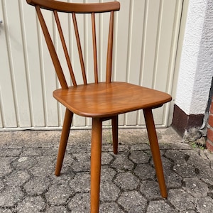 Stuhl Stühle Sprossenstühle der 1950/60er Jahre vintage Retro Mid Century 026 zdjęcie 3