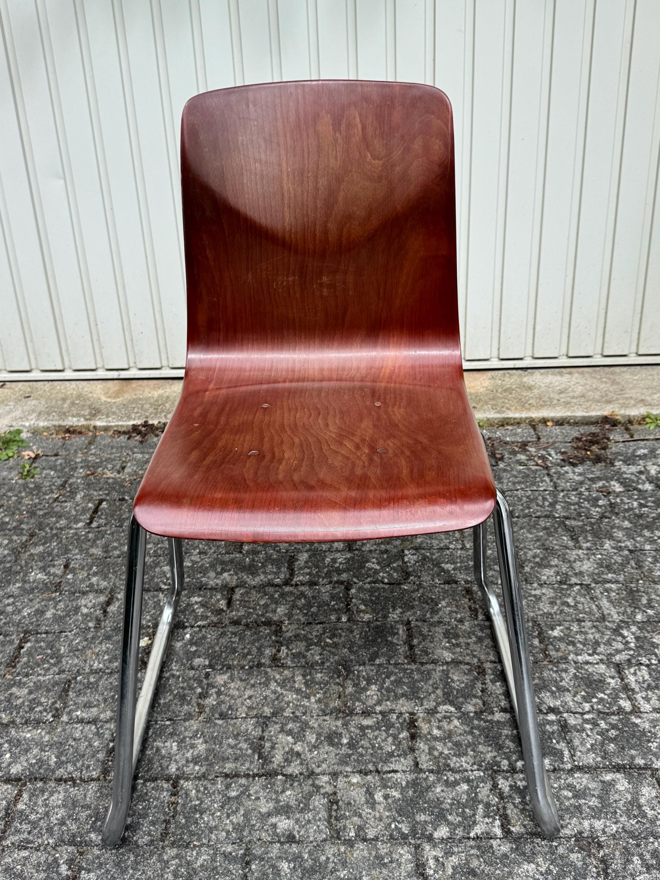 Original Pagholz® Chairs by Thur Op Seat | 1970s | Tubular Steel