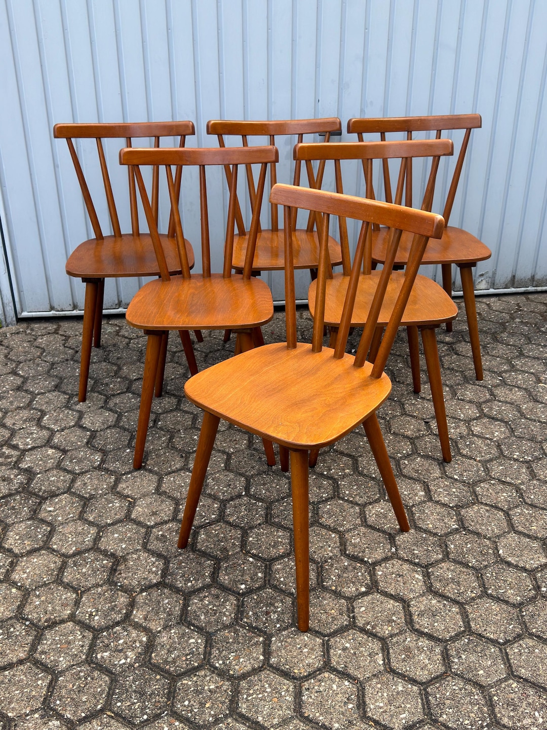 Chair Chairs Rung Chairs of the 1950s/60s Vintage Retro Mid Century ...