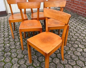 Frankfurter chaises chaises en bois chaises de cuisine chaises de pub chaise de salle à manger années 1940 #025