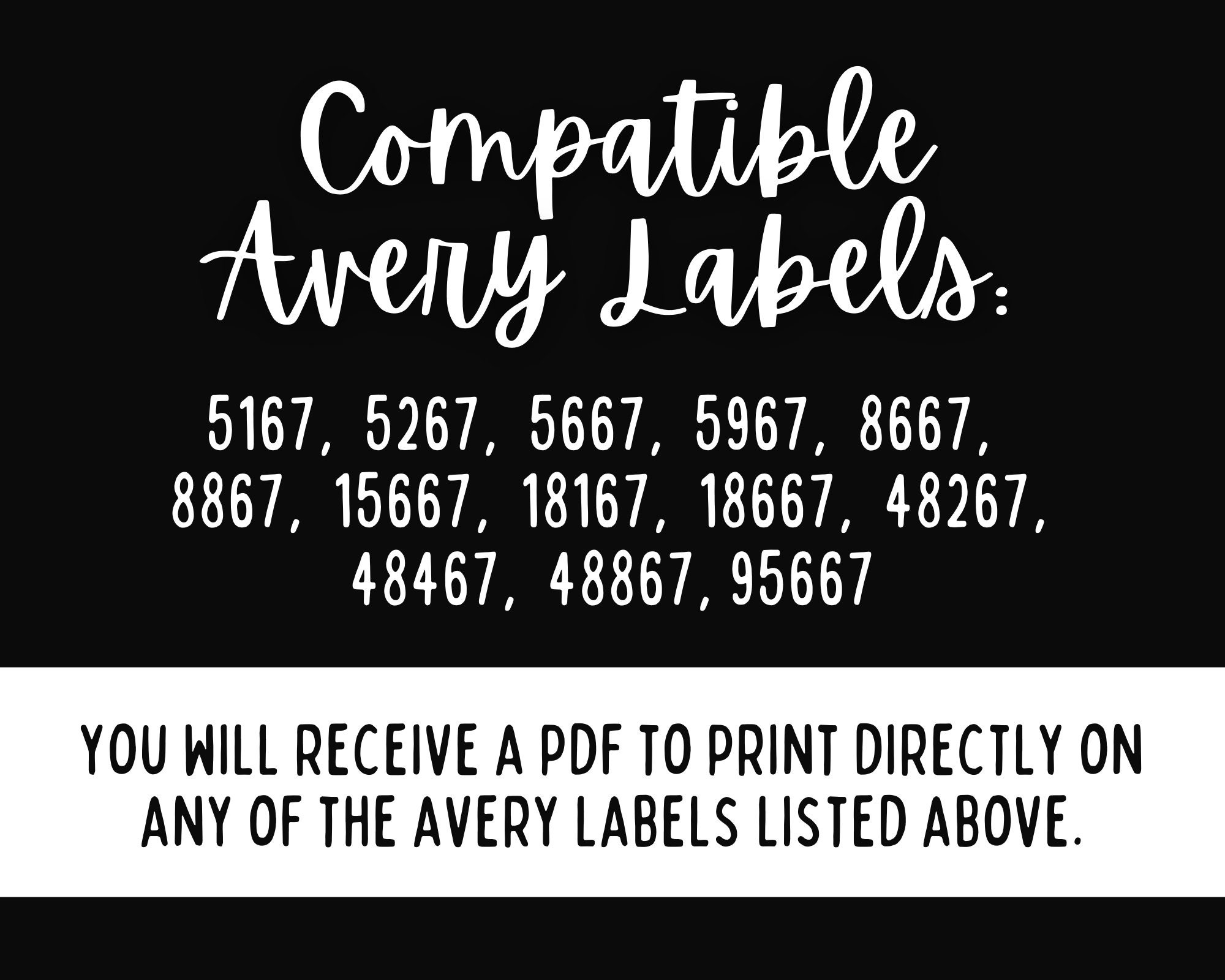 Milestone Tote Labels INSTANT DOWNLOAD Etsy