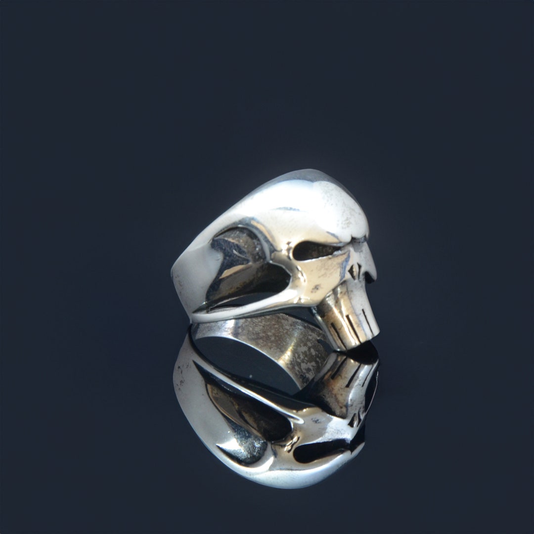 Skull Head Ring, Handmade Skull Ring, Luxury Skull Jewelry, Turkish ...