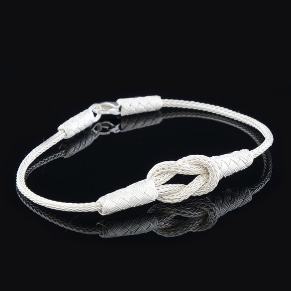 Handmade Celtic 999 Solid Silver Braided Bracelet – Viking Woven Cuff, Oxidized Finish, 8 Inch Unisex - View #5