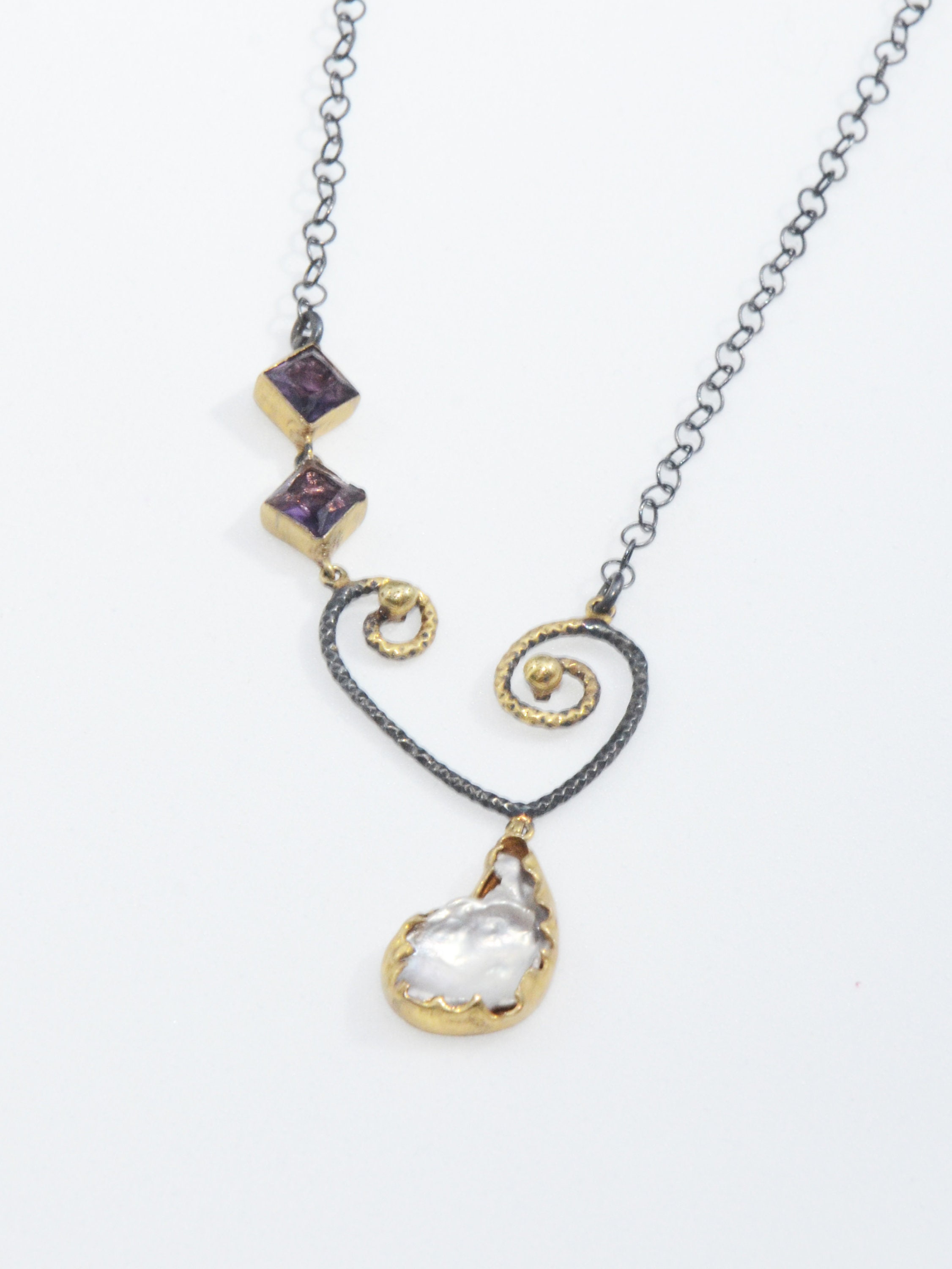 CDE Collana A Cuore Con Pietra Di Nascita In Argento Sterling 925 - Regalo Per Donna, Festa Della Mamma, Compleanno, Con Scatola