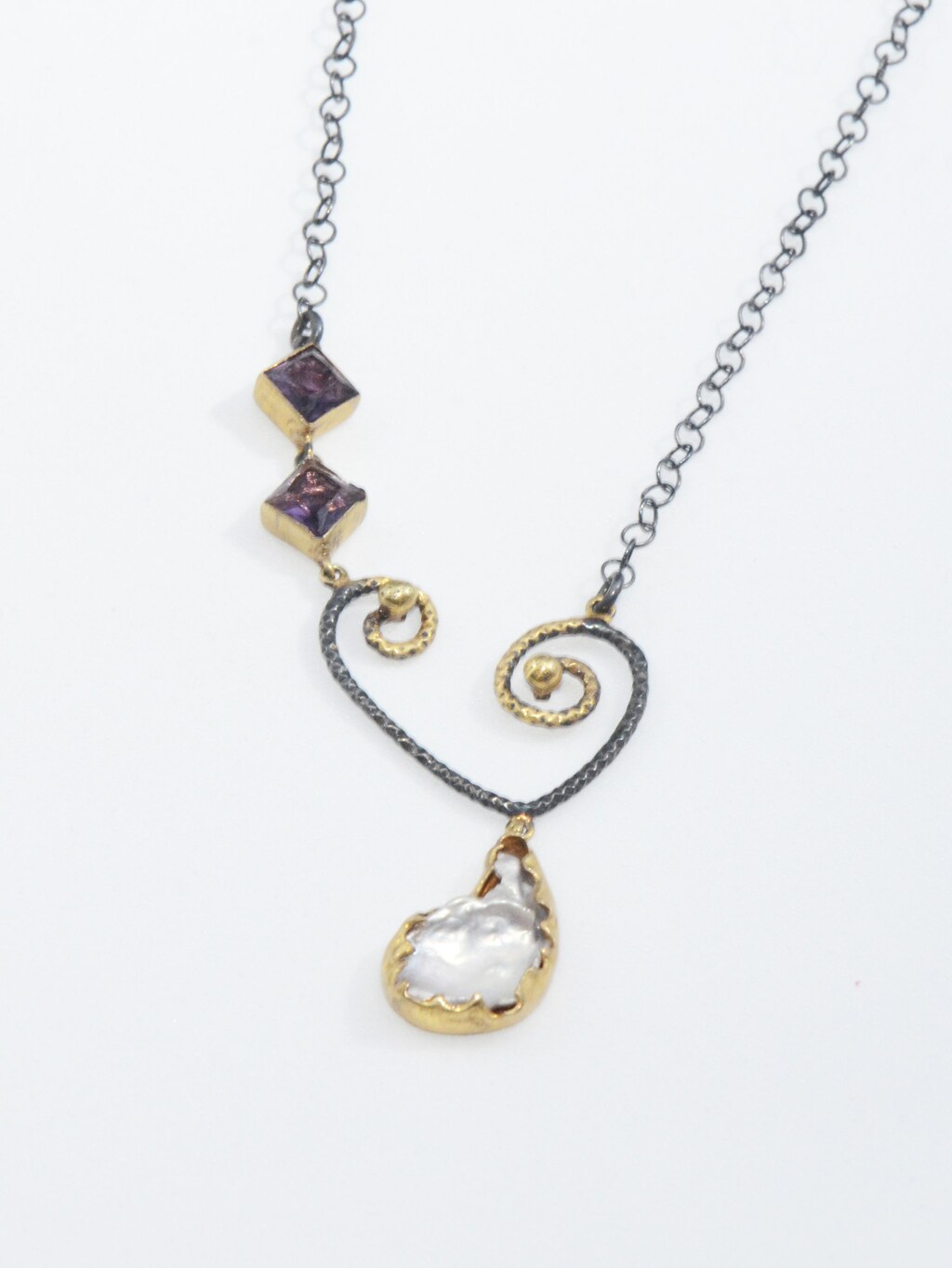 CDE Collana A Cuore Con Pietra Di Nascita In Argento Sterling 925 - Regalo Per Donna, Festa Della Mamma, Compleanno, Con Scatola