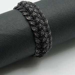 Oxidized Silver Unisex Bracelet, Handmade Silver Bangle, Oxidized Bracelet, Premium Gifts, Luxury Jewelry, Gift for Him, Gift for Her, Sale