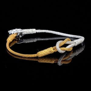Silver Gold Plated Handmade Bracelet, Mens Silver Handmade Bracelet, Luxury Bracelet For Men, Gift For Him, Fathers Day Gift, Fathers Day