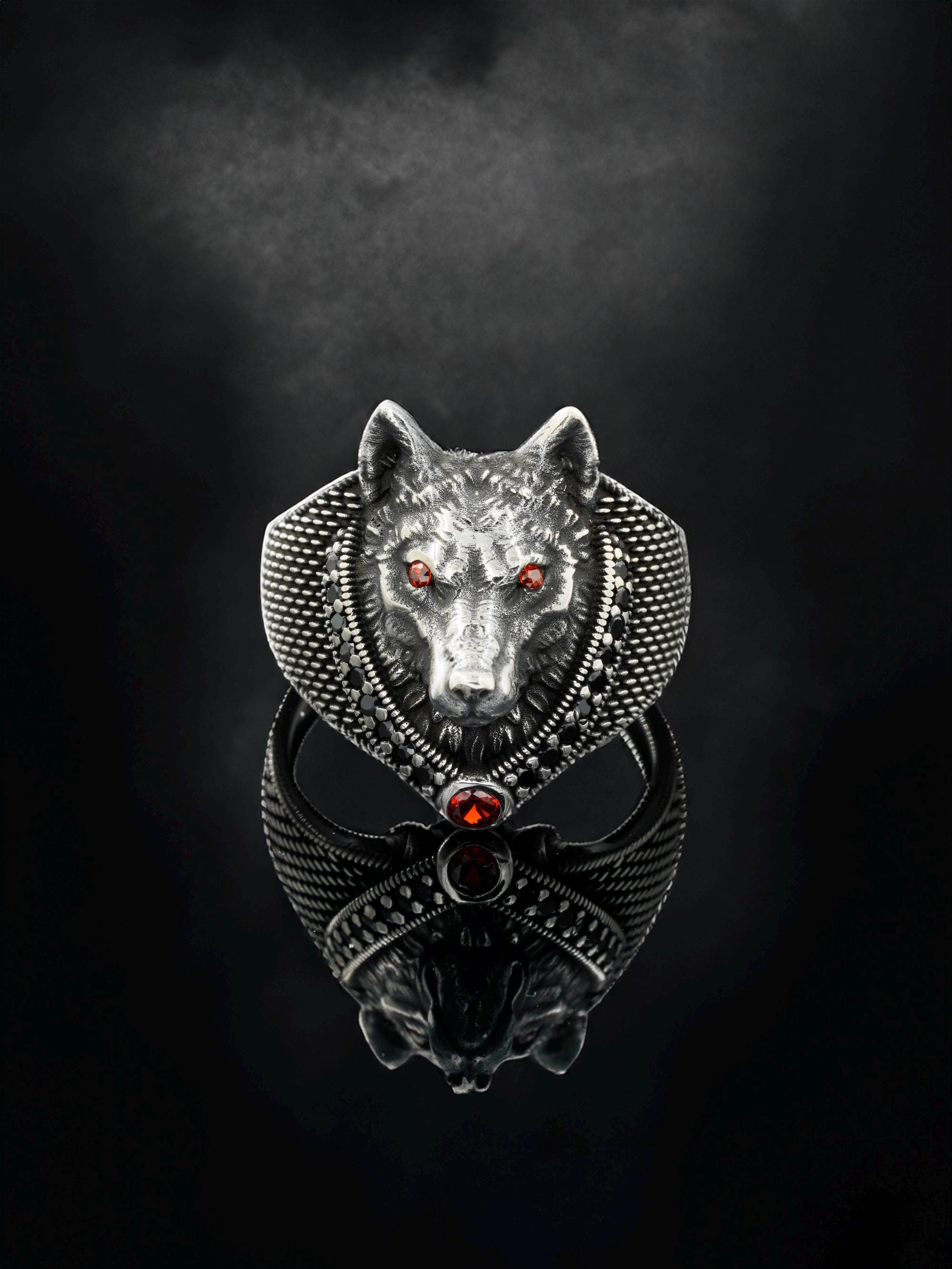 Anello Argento Lupo - Acquista Online