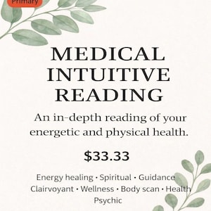 Lettura intuitiva medica: Scansione energetica completa del corpo + intuizioni canalizzate (report in PDF)