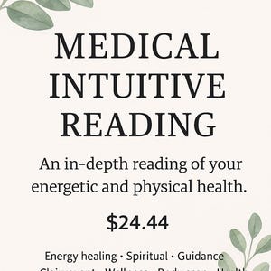 Medical Intuitive Reading | Full Body Energy Scan + Channeled Insights | Root Cause Healing | PDF Report via Message