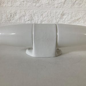 1955 wall lamp light by Wilhelm Wagenfeld for Lindner Leuchten model 6068 MCM mid-century modern porcelain with glass